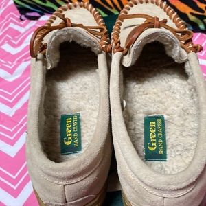 Mens 11 tan slippers new in box